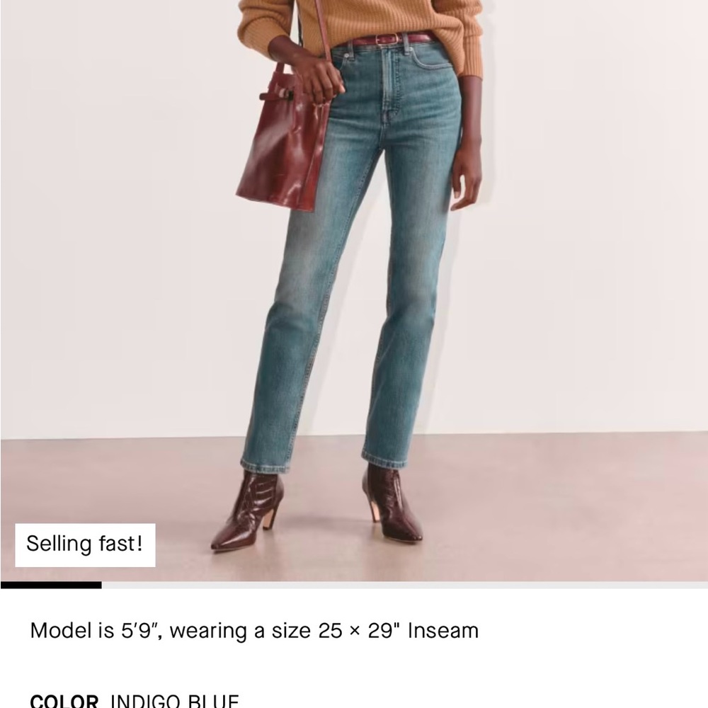 Everlane - The Way High Slim Jean. Size 28 regular.